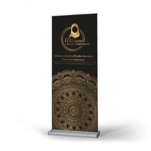 Trouwambtenaar roll-up banner