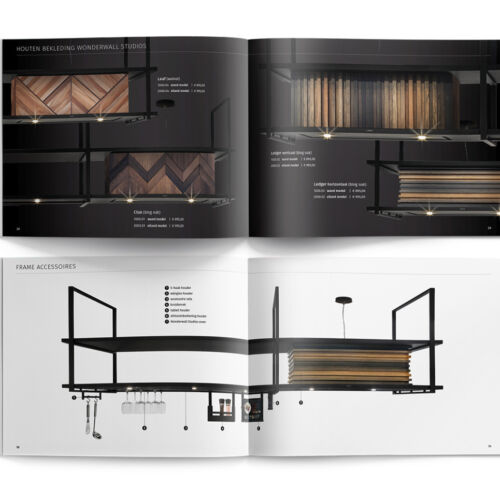 wave frame brochure met Wonderwall modellen